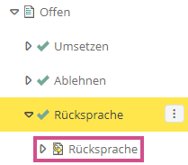 Neuen Status als Verweis einfügen